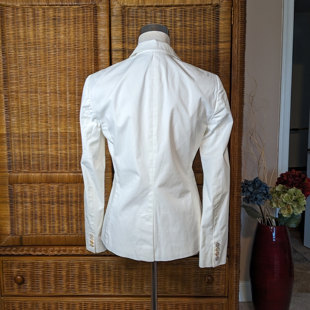 Ralph Lauren Polo White Jacket SIZE 4 - Picture 4 of 5